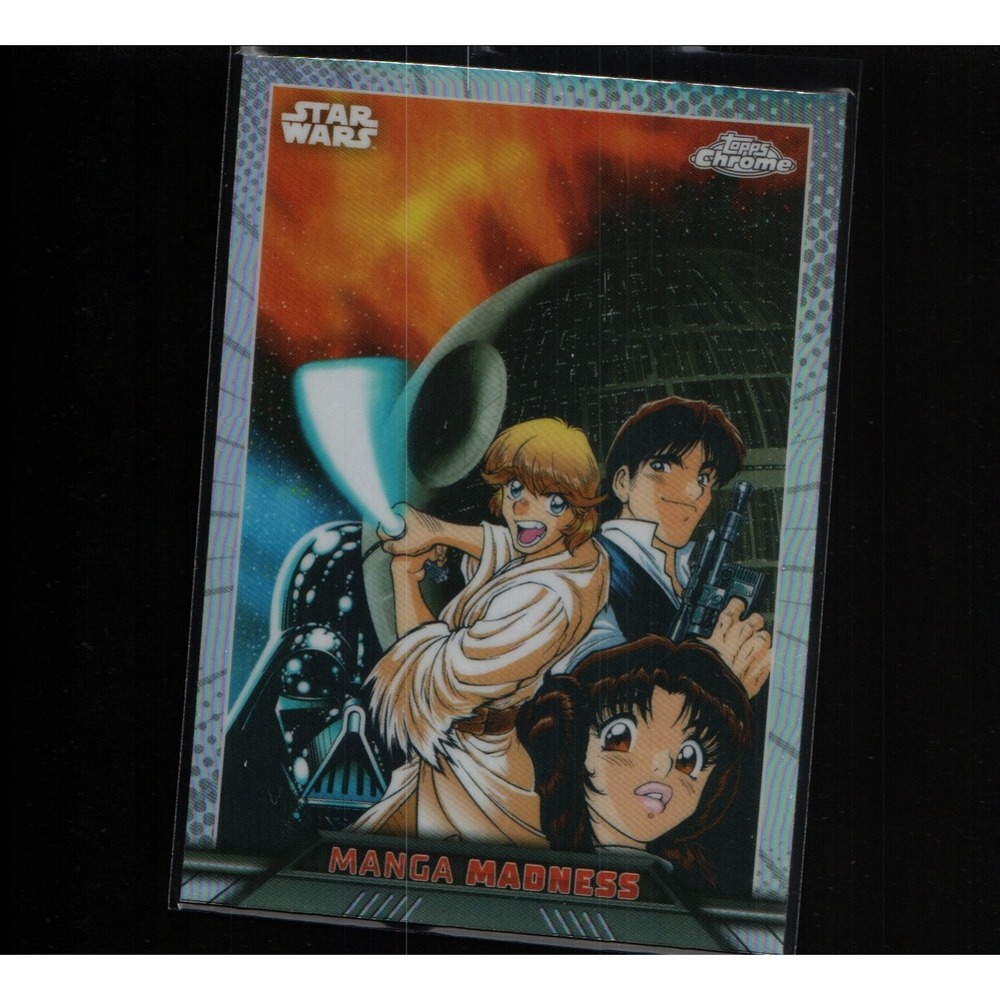 2023 Topps Chrome Star Wars Manga Madness #MM-5 Han Leia Luke Darth New Hope